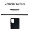 1 Coque de protection Noir + 2 Films de protection en Verre trempé pour Samsung A71 avec Stylet Toproduits®