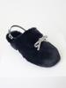 Chertoi Seoul Mink Fur Clog Mule Navy