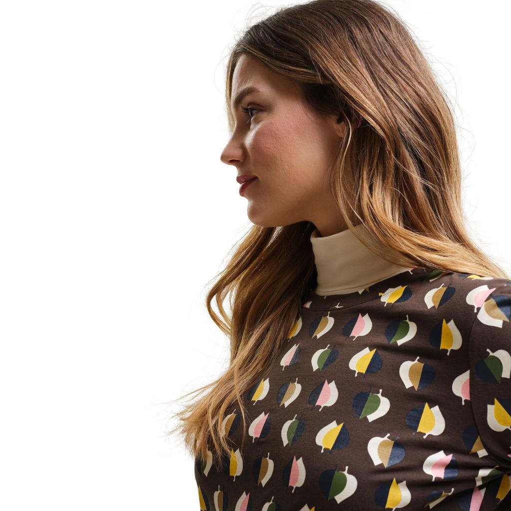 Regatta Женская/женская футболка с длинными рукавами и принтом листьев Orla Kiely