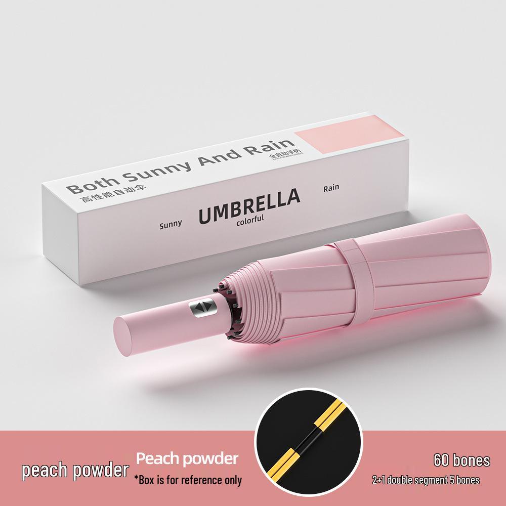 Роскошный полностью автоматический складной зонт для женщин и мужчин — солнцезащитный, защитный и рекламный зонт для бизнеса.