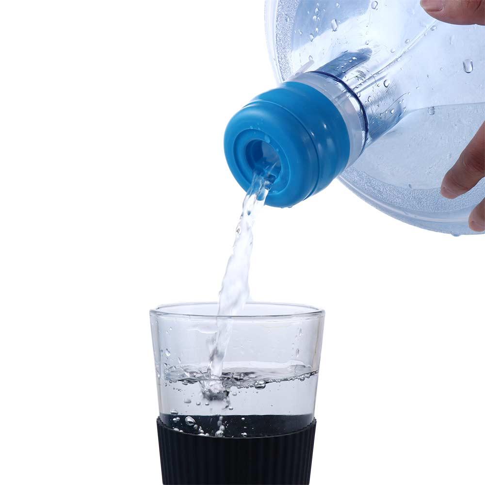 Plastic Drinking Reusable Non Spill Anti Splash Snap On Lids Bottle Caps Water Jugs Replacemet