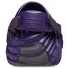Crocs Удобные и универсальные простые туфли с отверстиями для мужчин и женщин, цвет черносмородиновый пурпурный