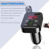 Car Bluetooth 5.0 FM Transmitter Wireless Handsfree Audio Receiver Auto MP3 Player 2.1A Dual USB Fast Charger Car Accessories