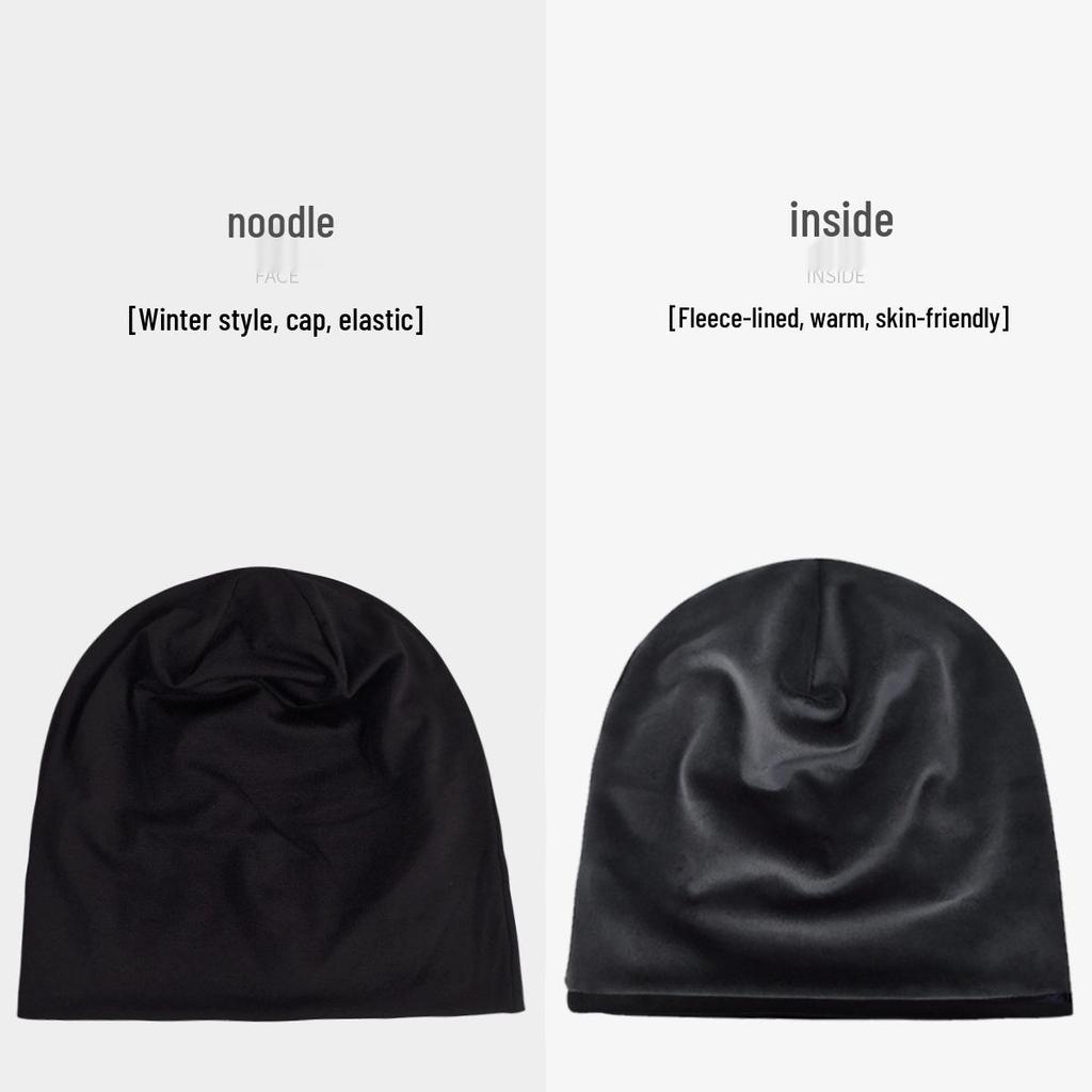 Versatile Cotton Beanie: Thin, Cuffed, Plain Style for Men & Women