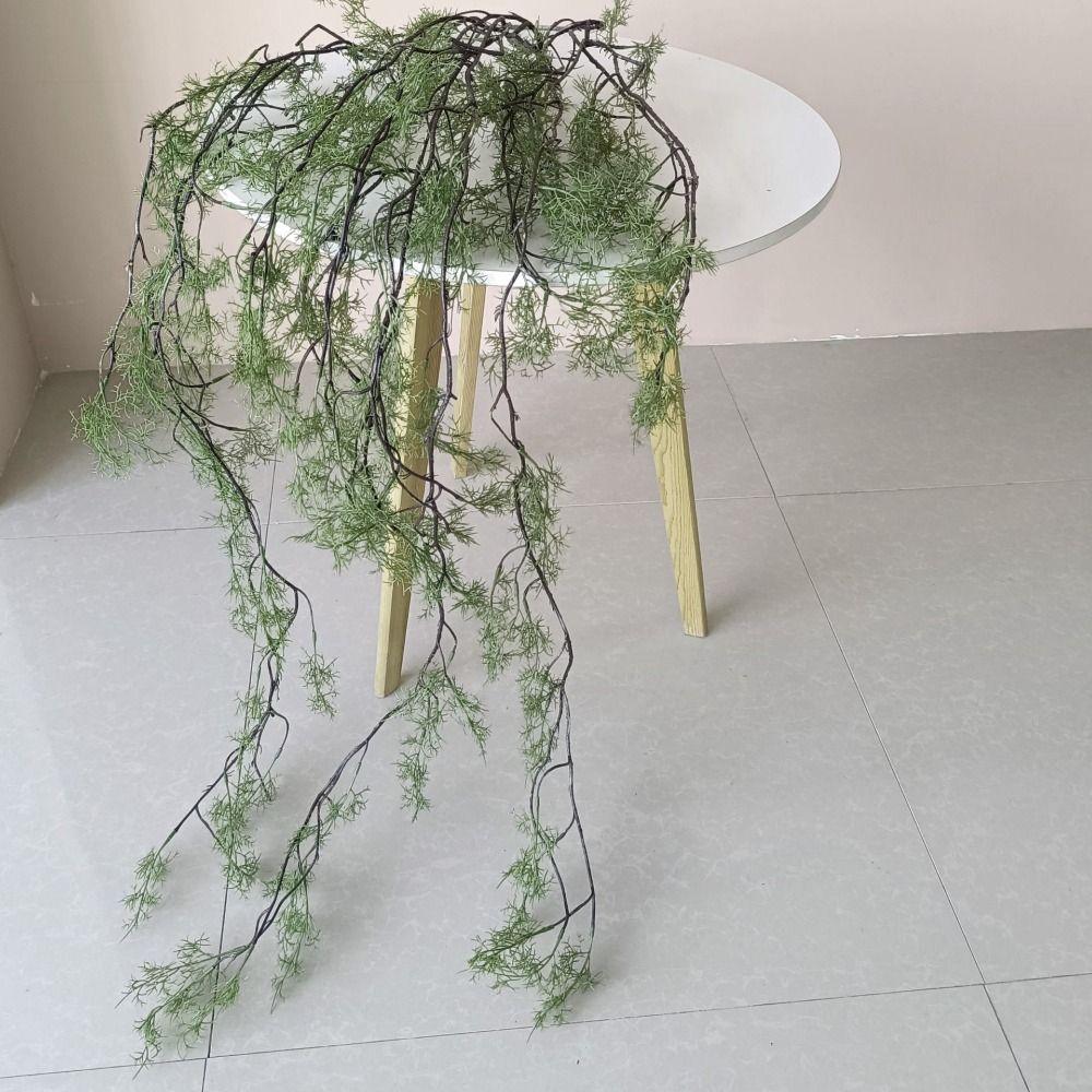 Flexible Fake Hanging Ivy Plants Evergreen Climbing Rattan Branches Ornamental Vines  Landscaping