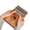 Портативное 17-клавишное карманное фортепиано Mbira для большого пальца, музыкальный инструмент из цельного красного дерева, подарок для музыки