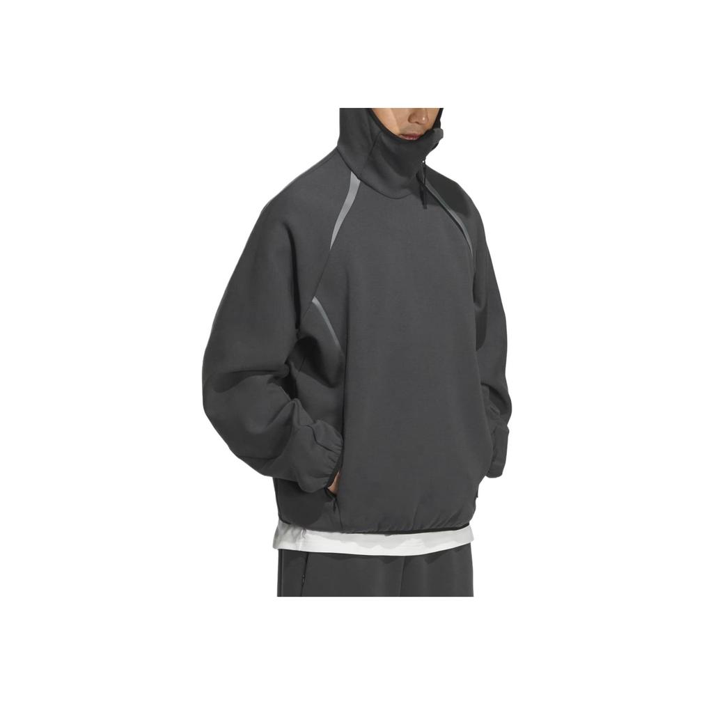 Adidas Толстовка Fustl P Hoody Sports Casual Hoodie Men Hoodies Carbon-Black JM6237