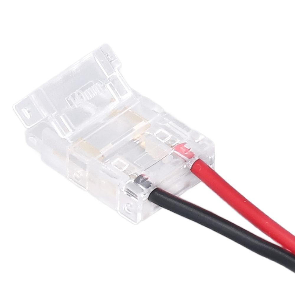 10pcs Double Headed Strip Light Connector 8mm/10mm Jumper Connector LED Strip Connector For Party