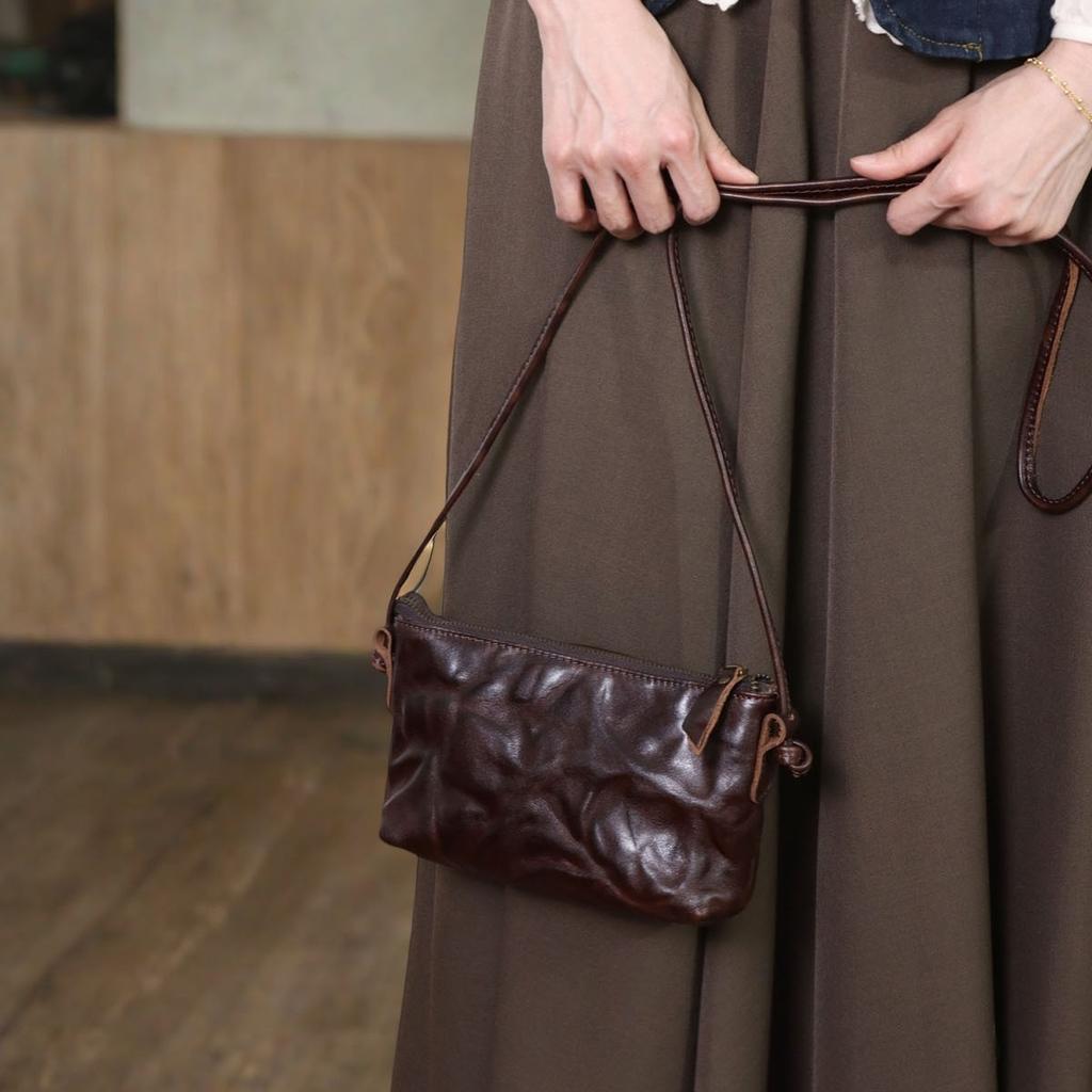 Johnature Универсальная и минималистичная маленькая сумка кроссбоди из натуральной кожи, однотонная, из мягкой коровьей кожи, мини-сумка на плечо