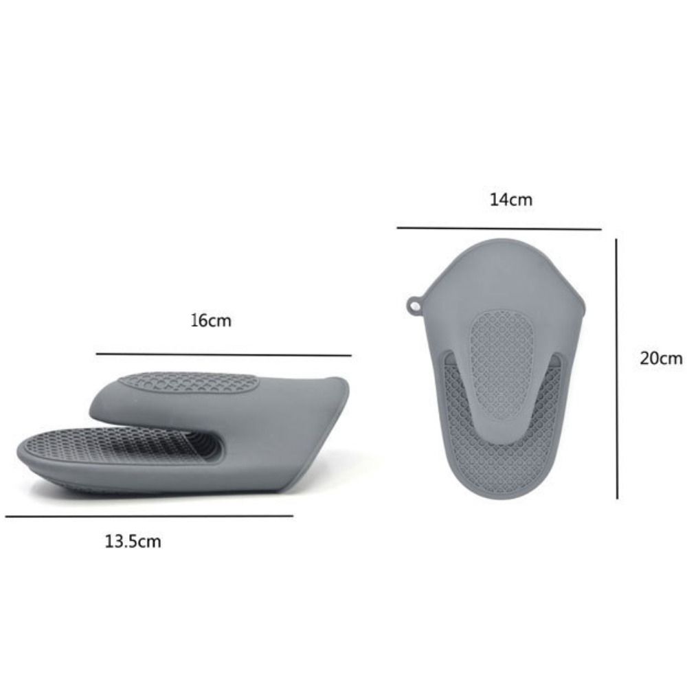 Non-Slip Oven Glove Anti-scald Hand Clip Durable Silicone Oven Mitts  Microwave