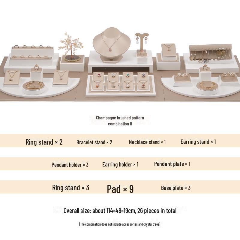 Подставка для ювелирных изделий из нефрита для сережек, ожерелий и браслетов
