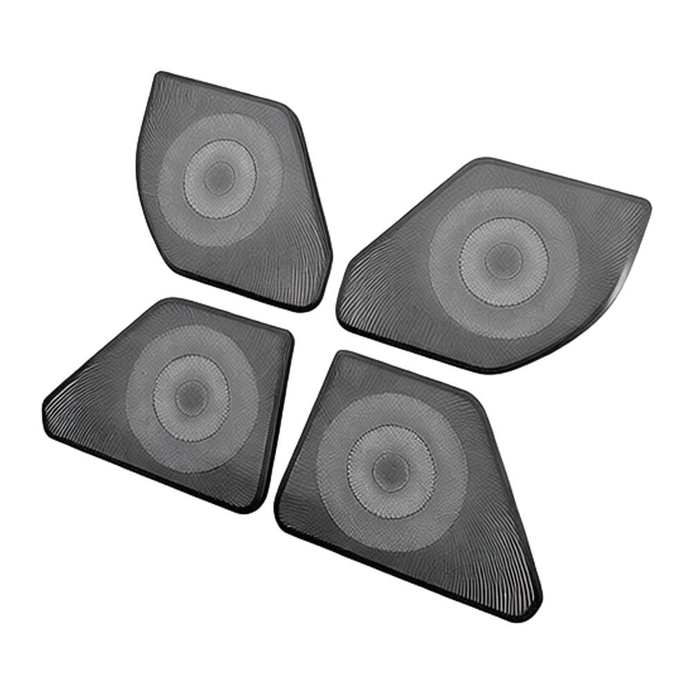4x Car Audio Interior Cover Stainless Steel for Toyota For Rav4 2026 2027 6th Gen Silver Black Trim Speaker Vent Styling