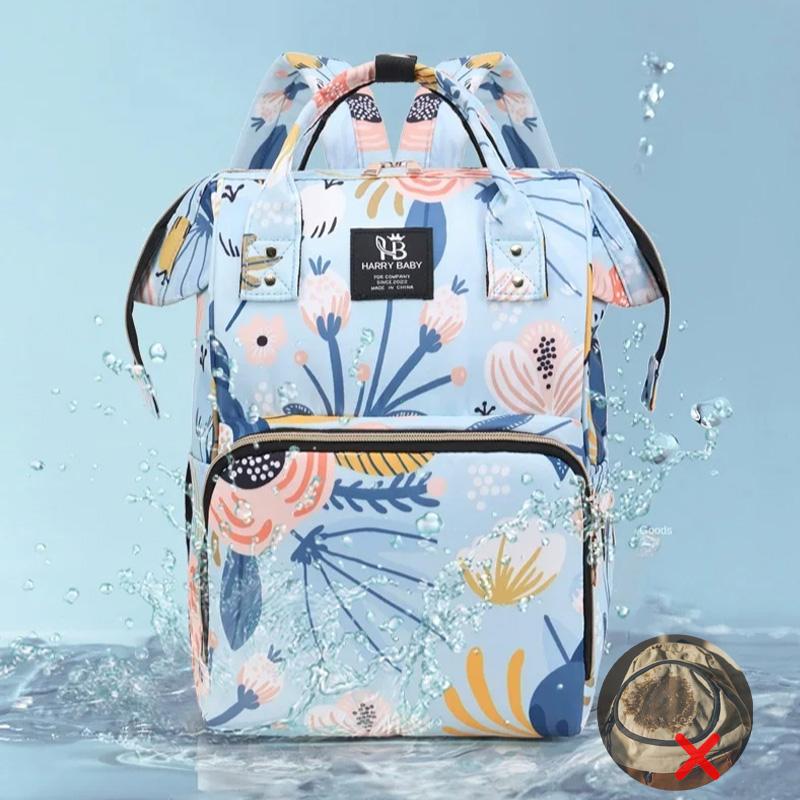 Fashion Print Nappy Backpack Bag Mummy Large Capacity Bag Mom Baby Multi-function Outdoor Travel Diaper Bags for Baby Care Stuff