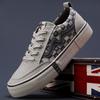 Spring New Mens Shoes Trendy and Versatile Men's Casual Canvas Shoes Niche Design Breathable Board Shoes