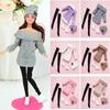 1 Set 1/6 Doll Casual Wear Clothes Shoes Hats Sweaters Pants Set Winter Girl Doll Wearing Set For 29~32cm Doll Clothes Accessory