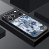 Для iPhone 17 Pro Max Чехол Винтажный Цветочный Узор Магнитный Для Magsafe Тонкий Матовый Чехол Для iPhone 16 Pro Max 15 14 13 16E Air