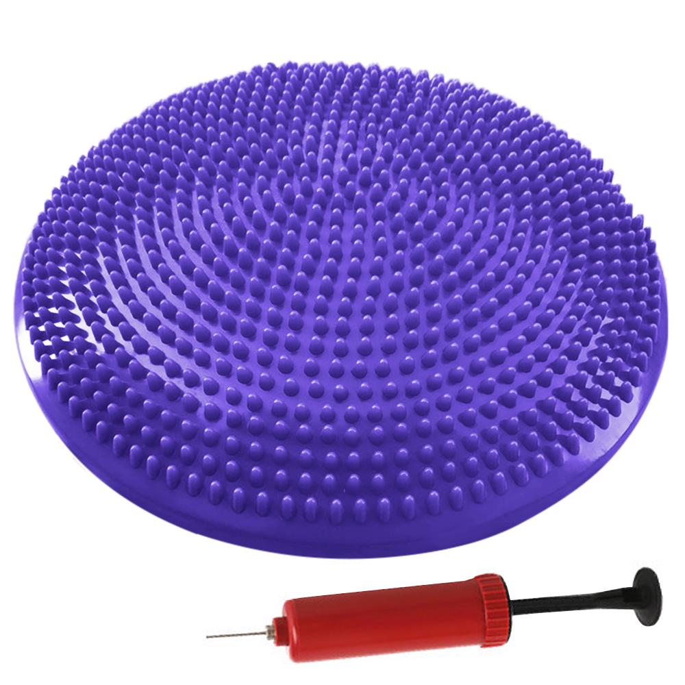 Yoga Balance Disc Durable Inflatable Yoga Massage Ball Pad Stability Cushion Free Hand Pump For Sports Gym Fitness Yoga
