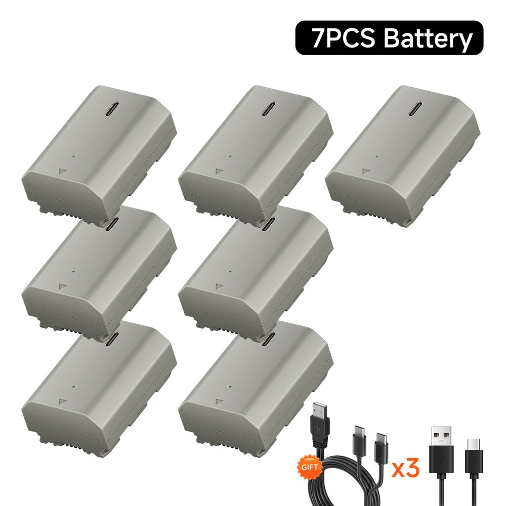 PALO NP-FZ100 NP FZ100 Np Fz100 Battery+Type C Port for Sony A6700 BC-QZ1 Sony Alpha A9 a7R III A7 III A7R3 a7R IV A6600 ZV-E1