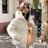 Korean Version Short Down Cotton Clothes Women's Winter New Loose Versatile Thermal Hooded Cotton-padded Jacket