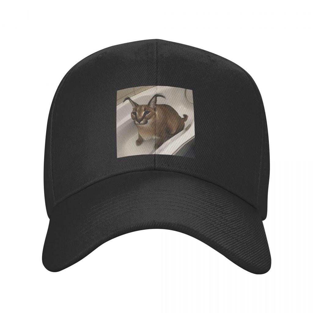 Punk Unisex Floppa Cute Meme Baseball Cap Adult Funny Caracal Cat Adjustable Dad Hat Unisex Women Hip Hop Snapback Caps Summer Hats