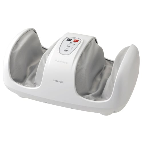 Thrive Momi Gear Massage Gear "Width Adjustment Allows for a Firm Massage According To the Size of Your Feet" Foot Massager MD-4255 White Managed Medi