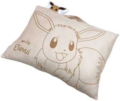 MORIPiLO Morishita Подушка для тела Pokemon Eevee 28x39 см с ручкой Мягкая игрушка Подушка Товары с персонажами Pokemon Бежевый 4621150