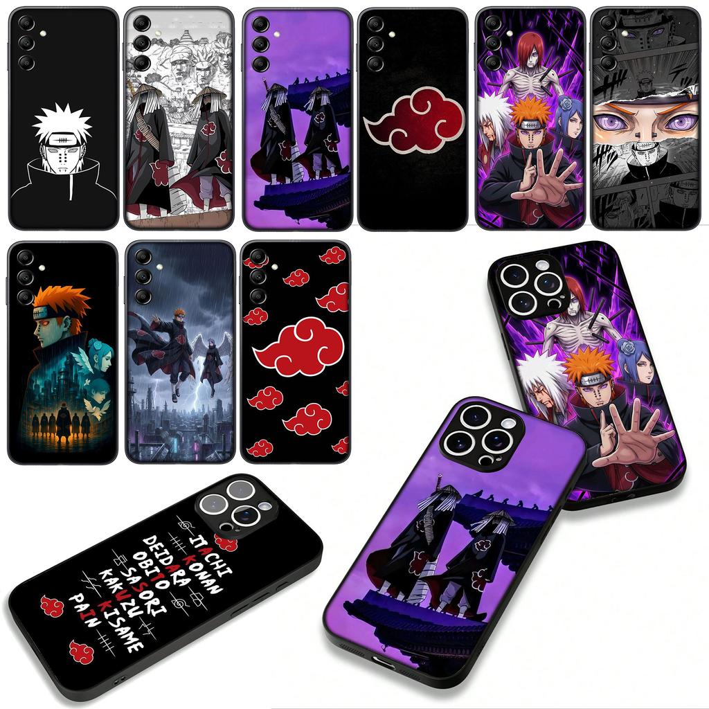 Постер Боль Акацуки Наруто Чехол для Samsung Galaxy A25 A37 A57 A12 A14 A31 A41 A50 A51 A70 A71 A72 A21S A04 M15 Note 20 9 8 10