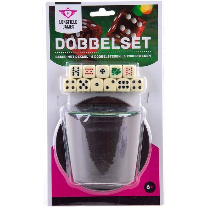 Coupe à dés+couvercle Comprend les pierres