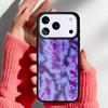 Синий чехол для телефона с тай-дай для iPhone 17 16 15 14 13 Pro Max Задняя крышка для 12 11 Pro Coque