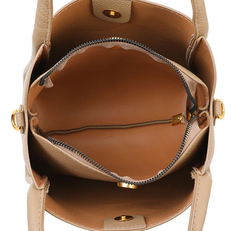 Сумки-ведра из ПУ кожи через плечо, кроссбоди, черные, с ощущением роскоши, большой вместимости, для поездок на работу, модная универсальная сумочка для женщин KTY