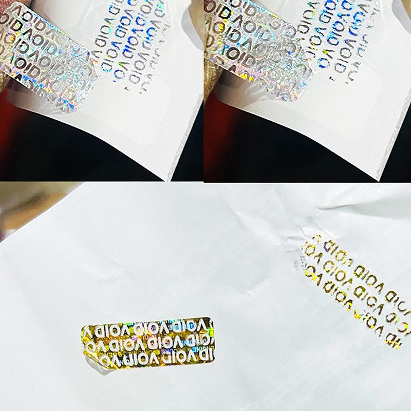 50 шт. Наклейка с защитой от гарантии, защитная пломба, хрупкая бумага, защита от несанкционированного доступа, гарантия, аннулирование, наклейки, самоклеящаяся этикетка