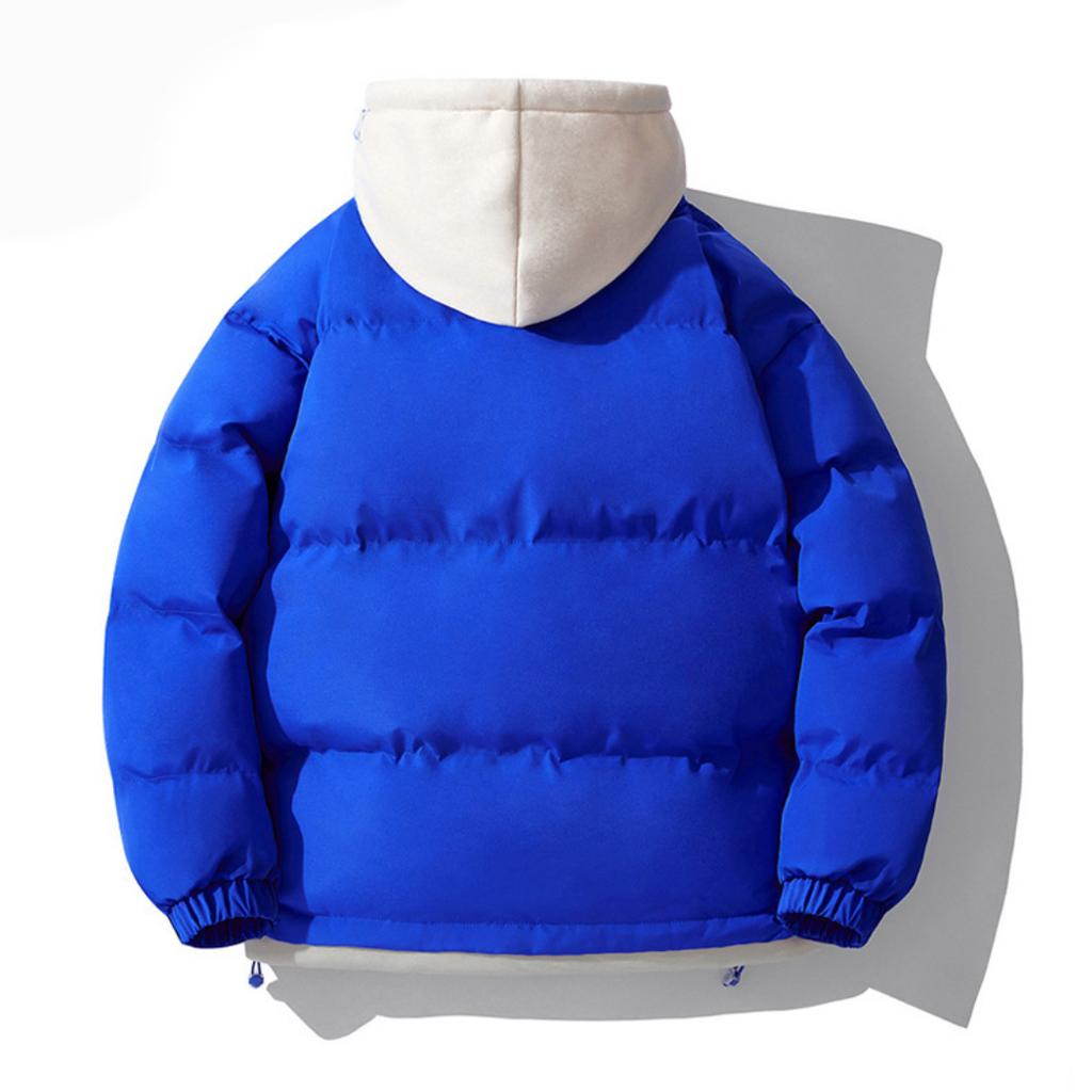 Мужская хлопковая одежда с капюшоном на осень и зиму больших размеров, утепленная теплая хлопковая одежда M-6XL