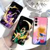 Мультяшный Чехол для Телефона F-Sailor M-Moons Для Samsung Galaxy A73,A72,A71,A70,A52,A51 Другие Мягкий Черный Чехол