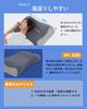 Sunrising Bedding Pillow, 64cm Wide x 40cm Deep, Gray, High-Rebound Memory Foam Pillow for Side Sleepers, Firm Pillow for Neck and Shoulder Support,