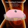 Menstrual Heating Belt 6 Temperature Gear Quickly Heating Vibration Electric Waist Belt for Women Pink