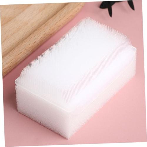 ORFOFE 2-Piece Sensory Brush, Surgical Scrub Brush, Baby Sponge, Bath Cradle Cap Brush, Baby Bath Scrubber