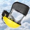 Splash Resistant Full Face Protective Mask PVC Mesh Safety Helmet Hat Forestry Protection Gardening Clear Face Shields Garden