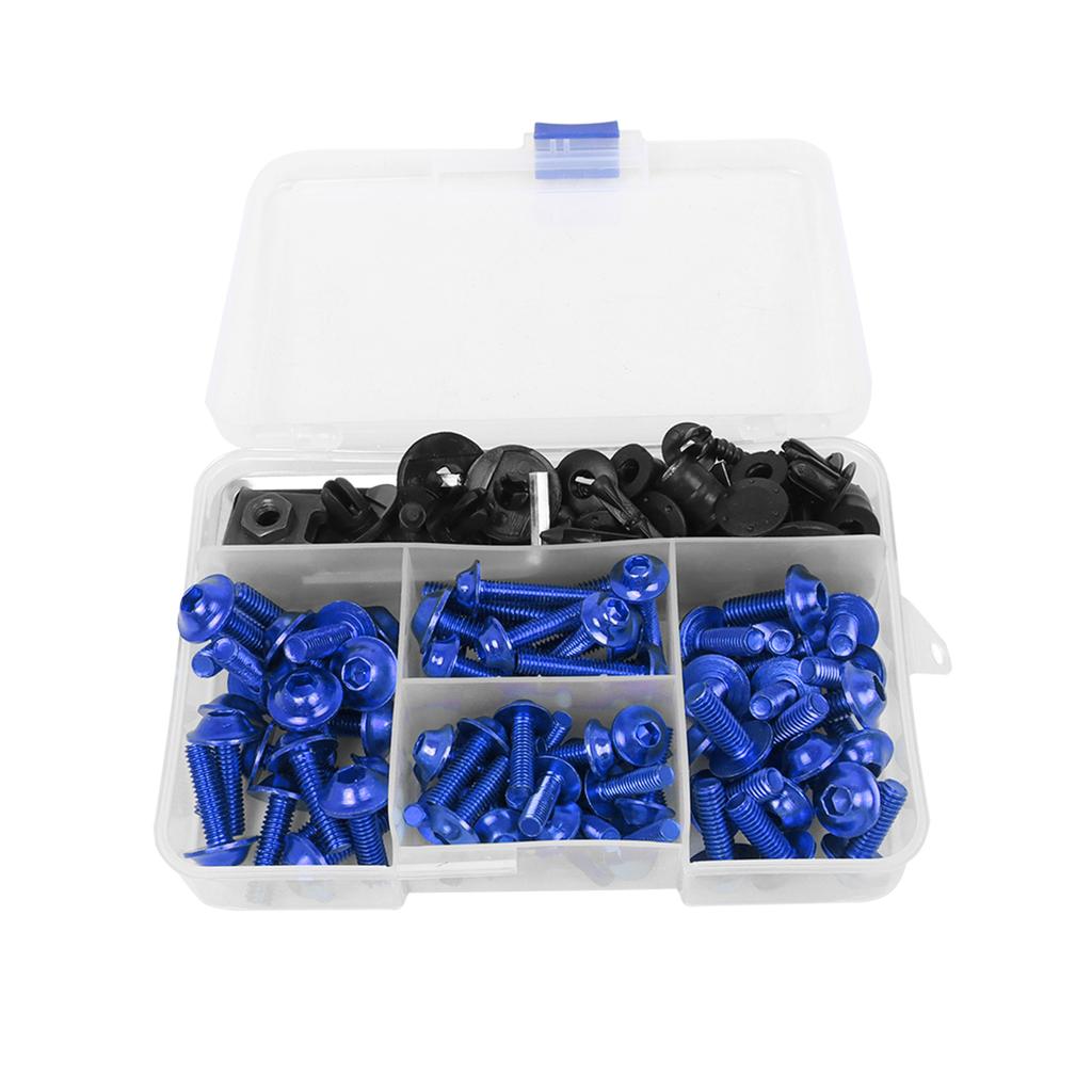 For Suzuki GSXR 600 750 1000 600 750 1000 K1 K2 K3 K4 K5 K6 K7 K8 K9 195/PCS Universal Fairing Bolt Kit Fastener Clips Screws