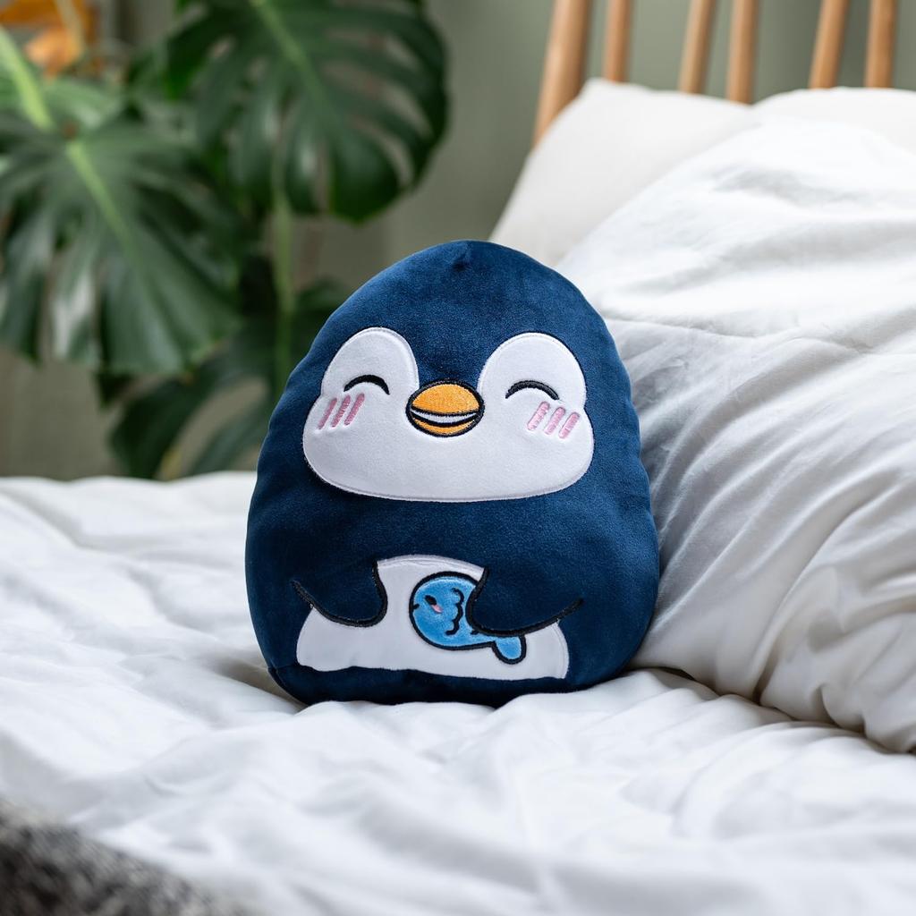 Плюшевая подушка Puckator Marshmallow xx Нико Пингвин -SQUIDGLYS В23,5 Ш20,5 Г12,5 см