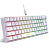 H61K Механическая k Проводная Мини-игровая клавиатура для стримеров 19-клавишная Безконфликтная Мембранная клавиатура, но с механическим ощущением для игр/офиса