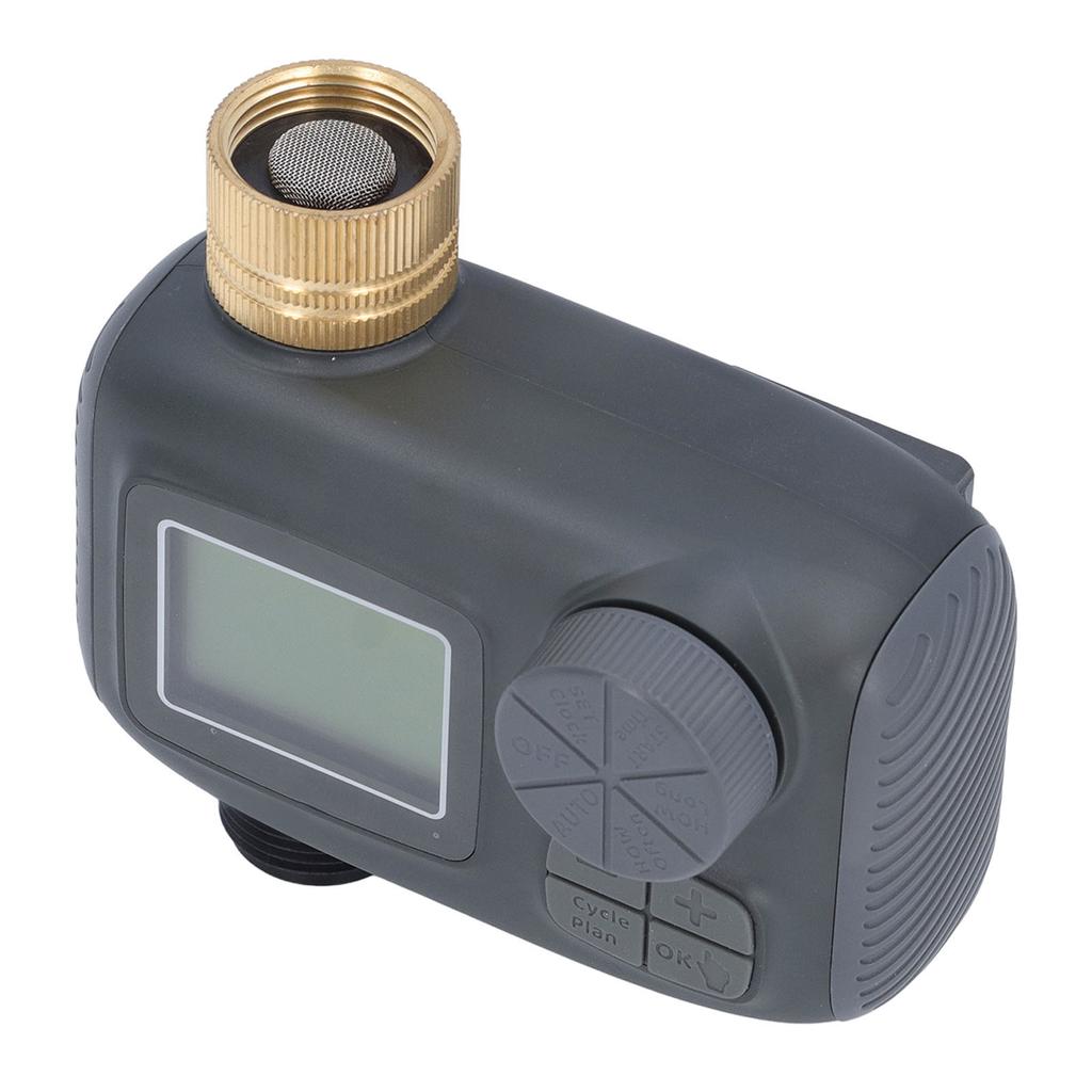 Таймер для шланга, латунь, 34 дюйма, вход, 1 выход, IP55, водонепроницаемый ЖК-дисплей для автоматического полива садового разбрызгивателя