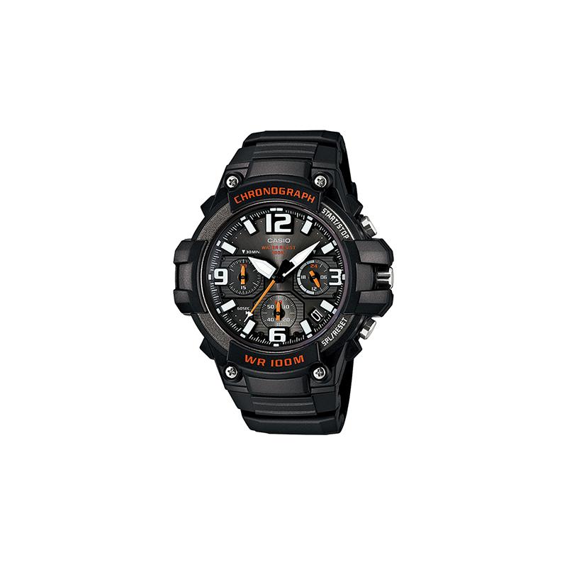Casio DRESS Trendy contrasting color street retro classic three eyes and six needles waterproof movement quartz movement Japanese and MCW-100H-1AVDF