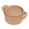 Hyuga Casting Imono Copper Pot, Cast Iron, 20cm, Waterless, Double-Handled, Tempura Pot, Dutch Oven, Enamel, Heat Retention, Heat Conduction, Copper,