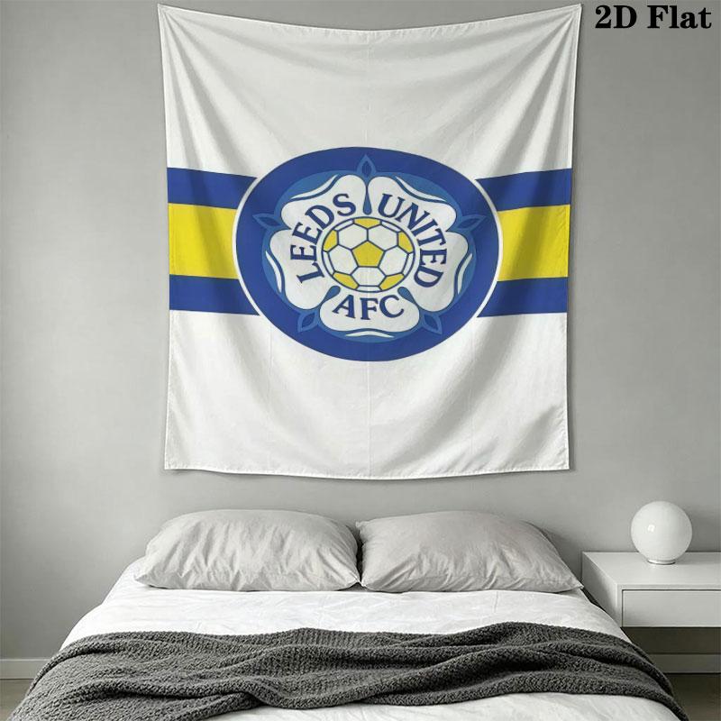 LUFC logo Wall Hanging Printed Fabric Blanket Decorative Tapestries for Bedroom Living Room Home Decor