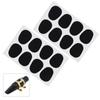 16pcs/set Standard 0.5mm Silicone Saxophone Mouthpiece Cushions for Alto Tenor Saxophone / Clarinet, Sax Mouthpiece Patches Pads