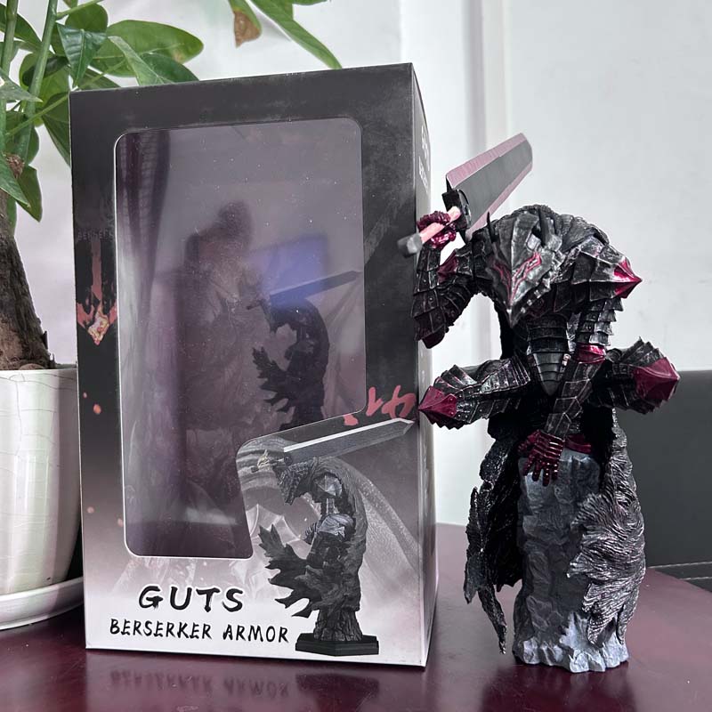 Berserk Armor Bust Guts Figure Статуэтка Night Light Resin Crafts Black Swordsman Beastization Warrior Griffith Action Figure Модель
