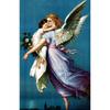 Vintage Guardian Angel with Children Canvas Painting  Prints and Posters Wall Art Picture for Home Children Room Decor Cuadros