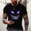 Футболка с графикой Devil, повседневные мужские футболки с короткими рукавами, летняя мужская одежда, свободная футболка для мужчин, топы большого размера, уличная одежда 5XL