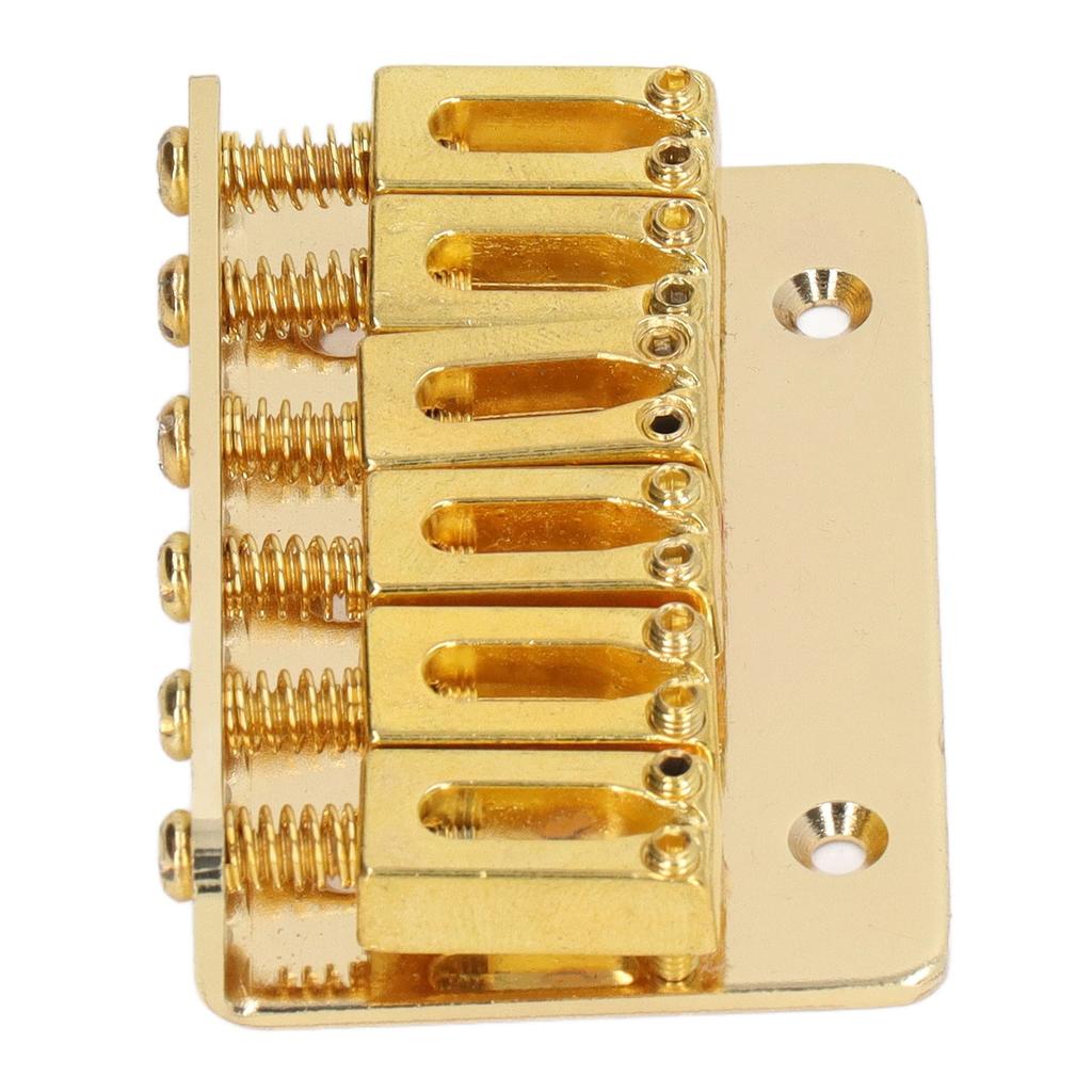 6-струнная гитара Фиксированный бридж седла Хардтейл Верхняя загрузка Железо Электрогитара Седло Бридж Замена