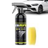 Спрей для придания блеска шинам 500 мл, осветлитель шин с аппликатором, губка для чистки колесных дисков, средство для ухода за автомобилем, придающее шинам черный и блестящий вид